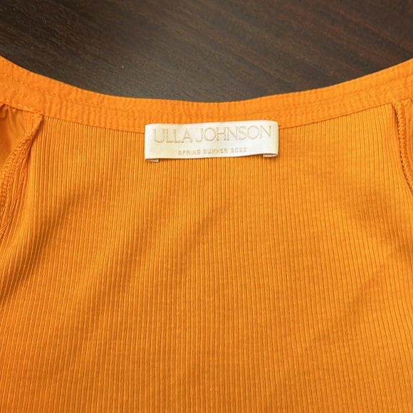 Ulla Johnson ruffle sleeve top size medium orange - Picture 2 of 7
